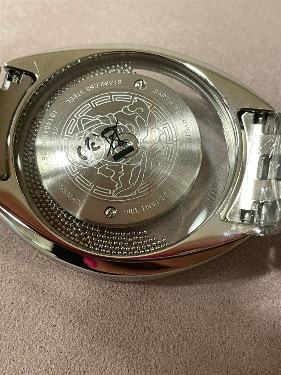 Montre versace best sale femme argent